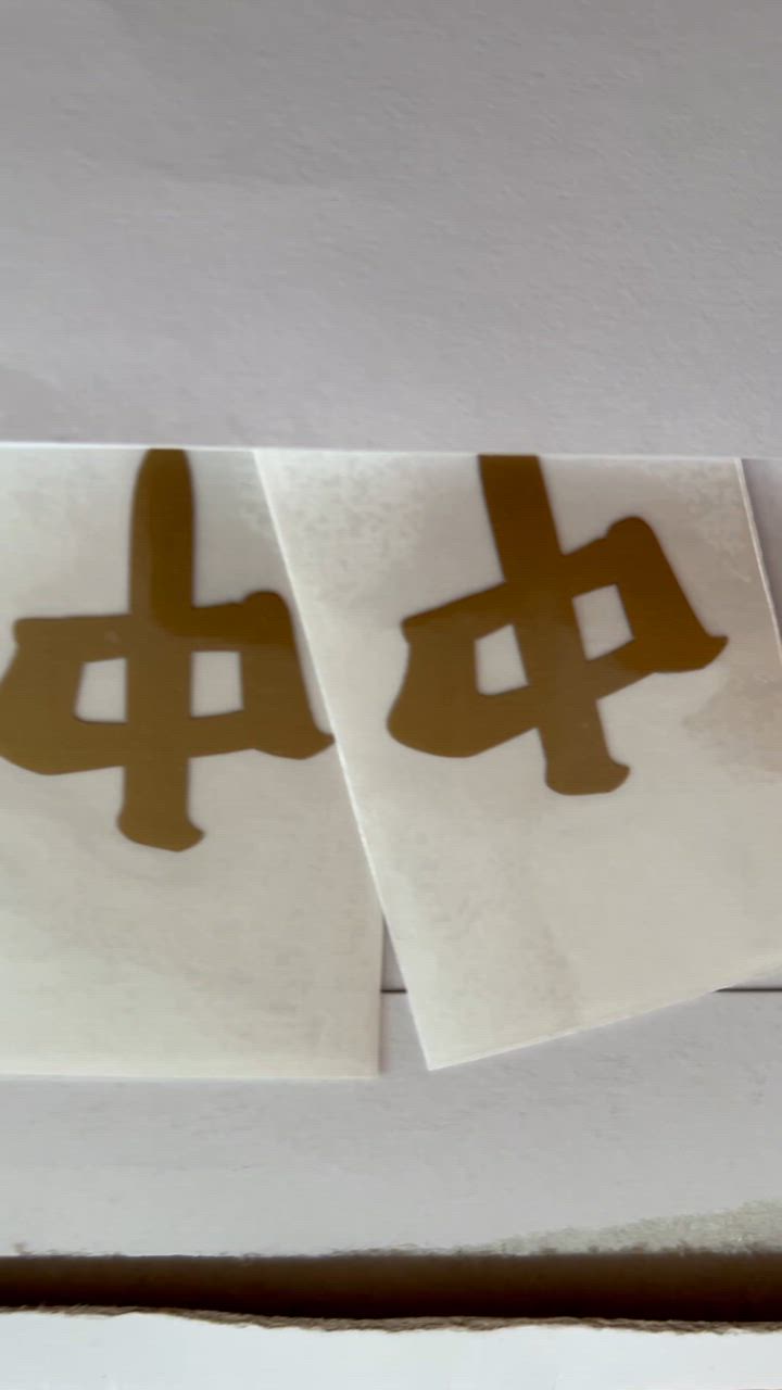 バッカンその他 カッティングネームステッカー【強粘着】 4文字