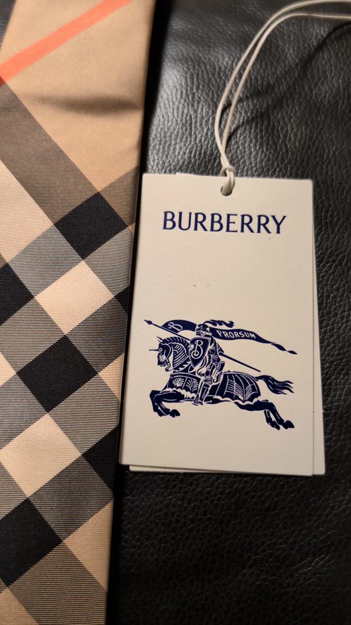 BURBERRY バーバリー ネクタイ チェック シルクネクタイ 8017265