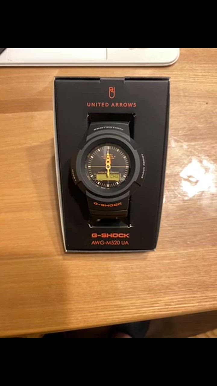 G-SHOCK AWG-M520 UA ブラック BEAUTY&YOUTH UNITED ARROWS｜【別注】 <G-SHOCK> AWG-M520UA