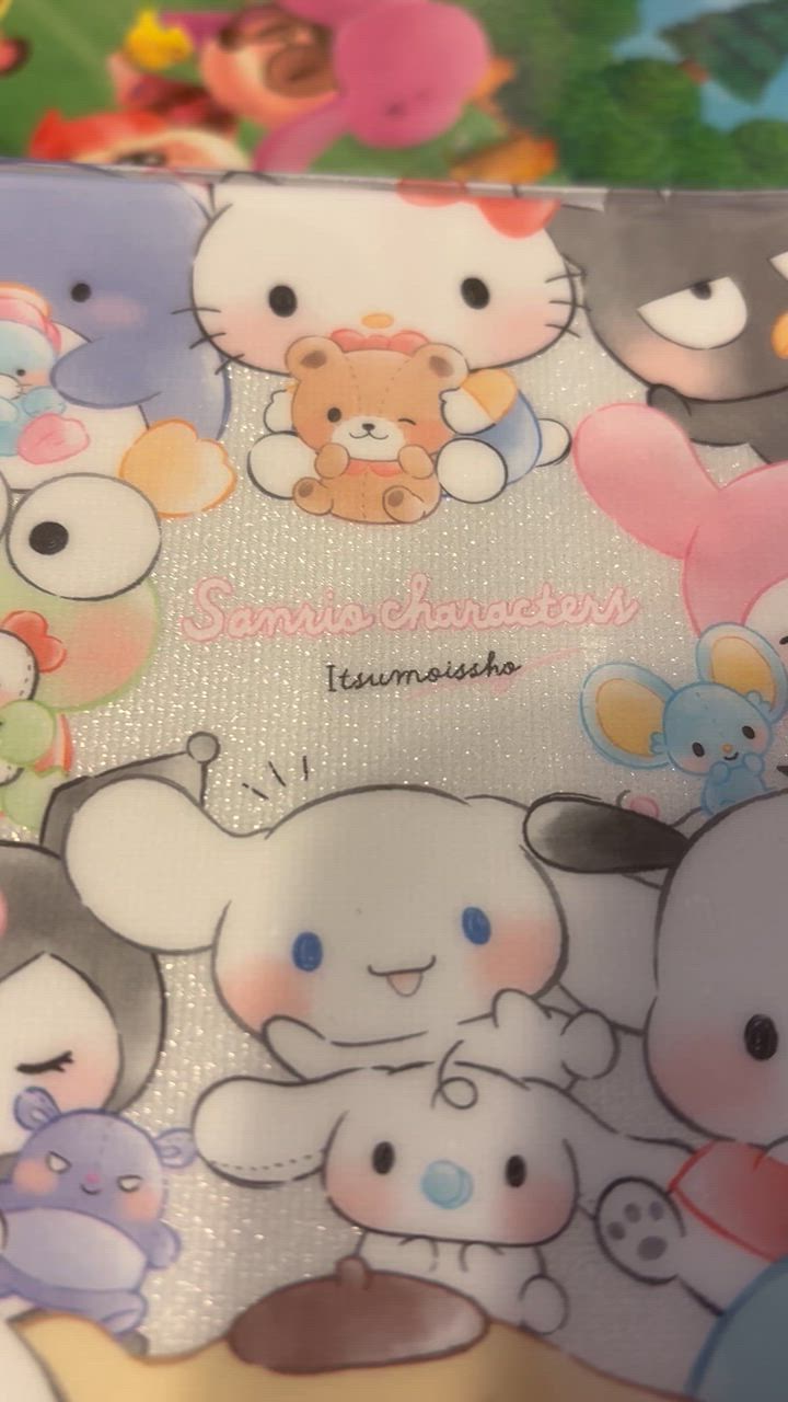 sanrio サンリオキャラクターズ シールバインダー 集合柄 305470 sanrio サンリオキャラクターズ シールバインダー 集合柄 305470