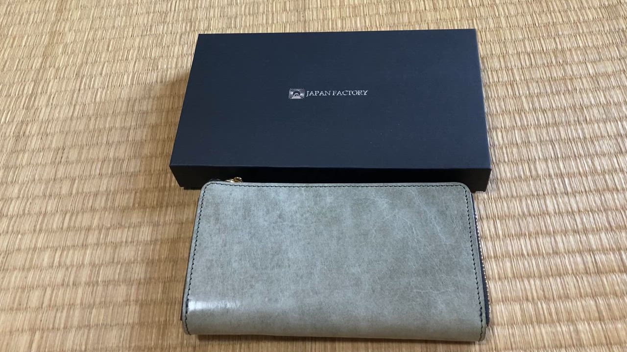 JAPAN FACTORY 長財布 メンズ 栃木レザー L字ファスナー 財布 JAPAN FACTORY 長財布 メンズ 栃木レザー L字ファスナー 財布
