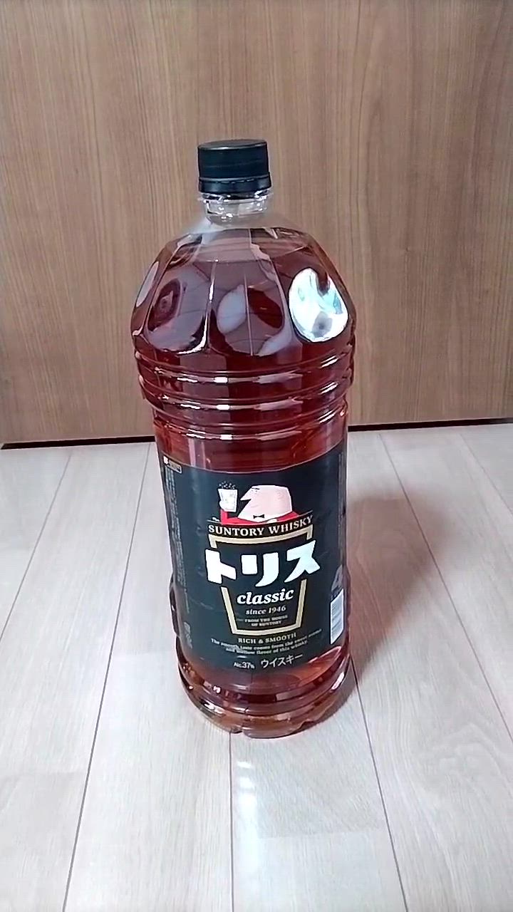 Suntory トリス classic 4L　4本入り Amazon.co.jp: サントリー ウイスキー トリス クラシック ペット