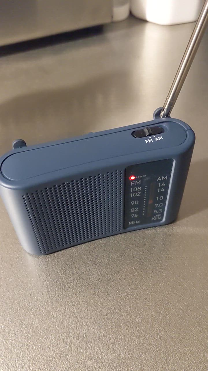 防災ラジオ 小型 高音質 ワイドFM スピーカー 雑音少 ポケット