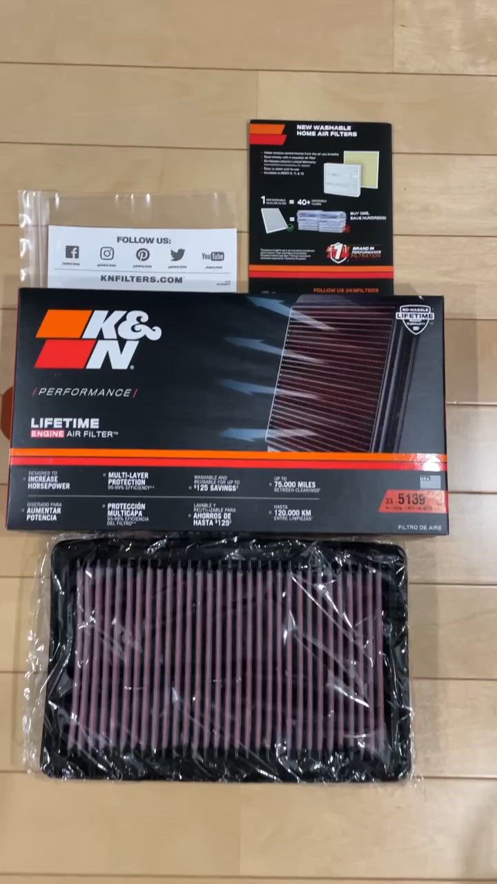 K&N エアフィルター 2022- ホンダ シビック タイプR FL5 純正