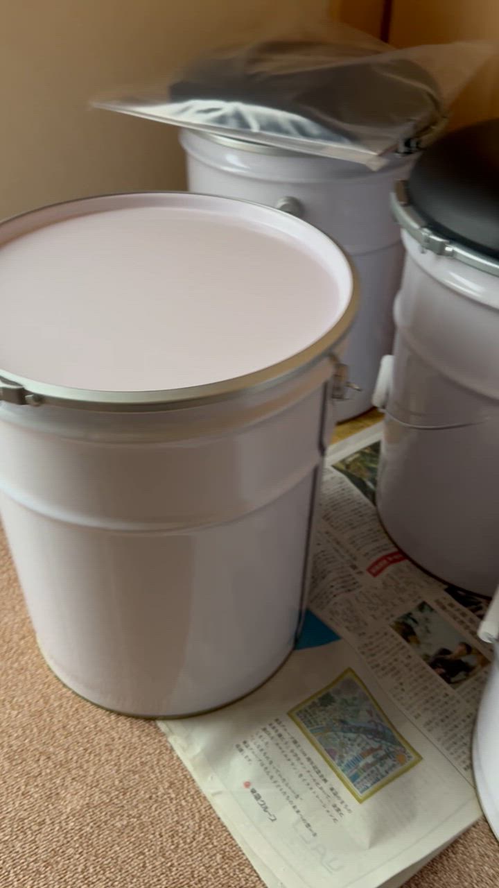 ペール缶20Lの フタ、バンドのみ 10個セット （本体は付いてい