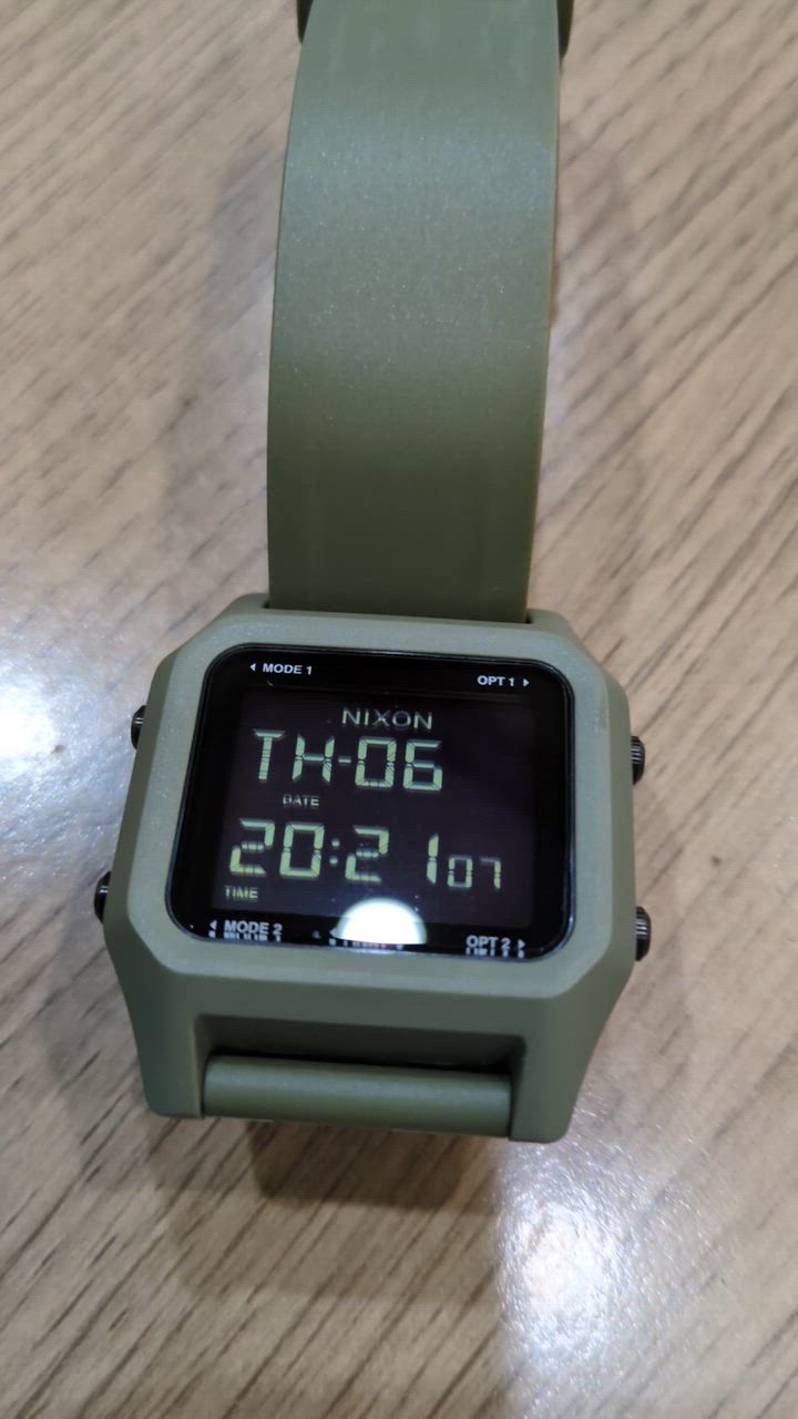 Staple Watch | Olive | Low-Profile Thin Digital – Nixon US