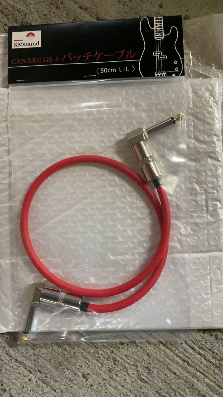CANARE カナレ GS6 L-L 50cm 赤 パッチケーブル ケーブル MADE