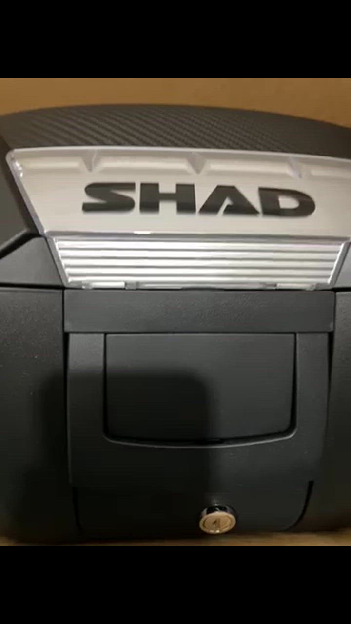 SHAD(シャッド) SH44 トップケース 無塗装ブラック 44L D0B44100