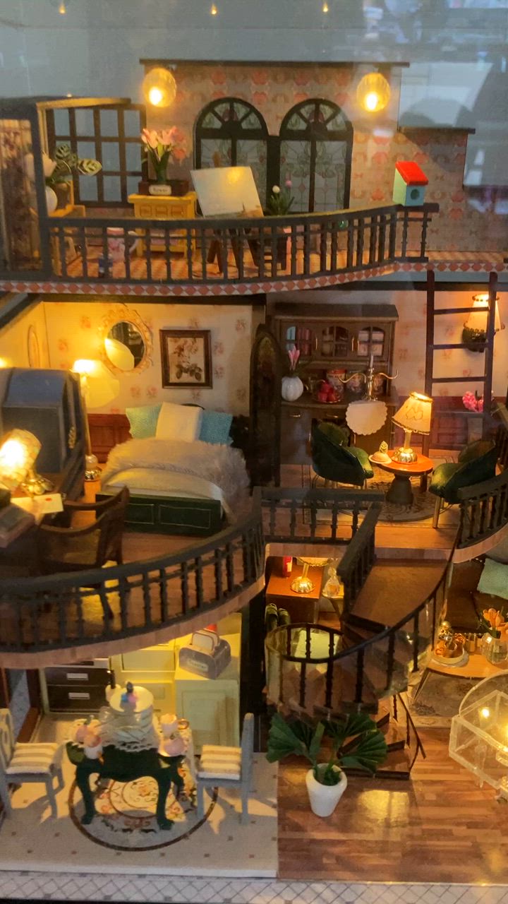 ドールハウス 手作り キット セット ミニチュア Dream Pavilion