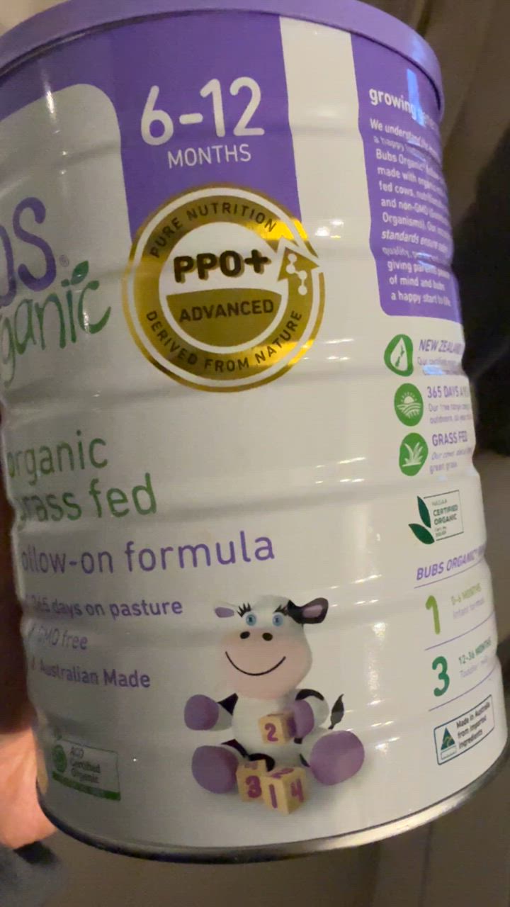 送料無料】Bubs（バブズ）オーガニック Organic 粉ミルク