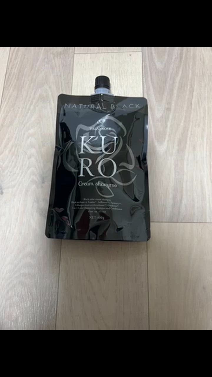 VALANROSE 白髪染め シャンプー KUROクリームシャンプー 400g