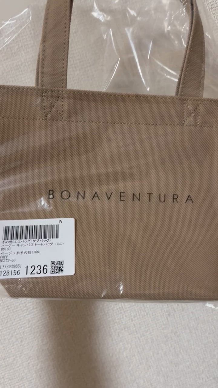 BONAVENTURA エコバッグ イージー キャンバス トートバッグ