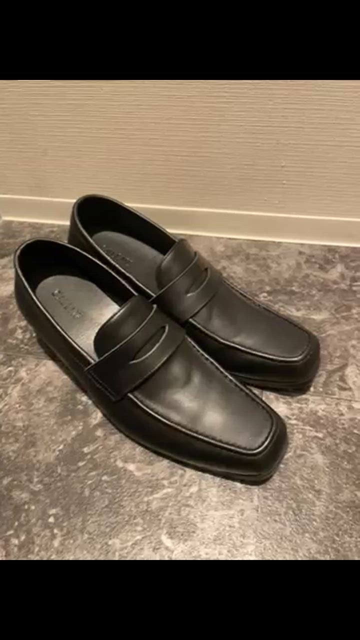 CALLNE ローファー 「CALLNE」Squaretoe Real Leather Heel