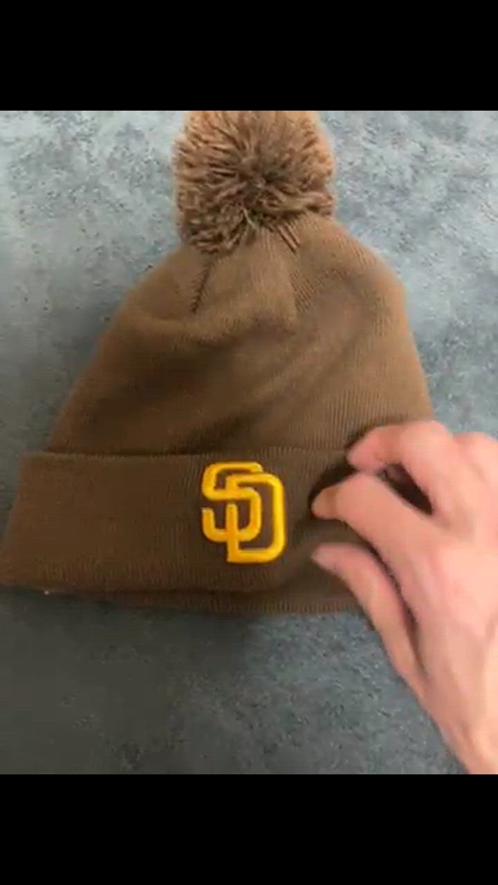NEW ERA ニット帽 ニットキャップ ニューエラ MLB ポンポン