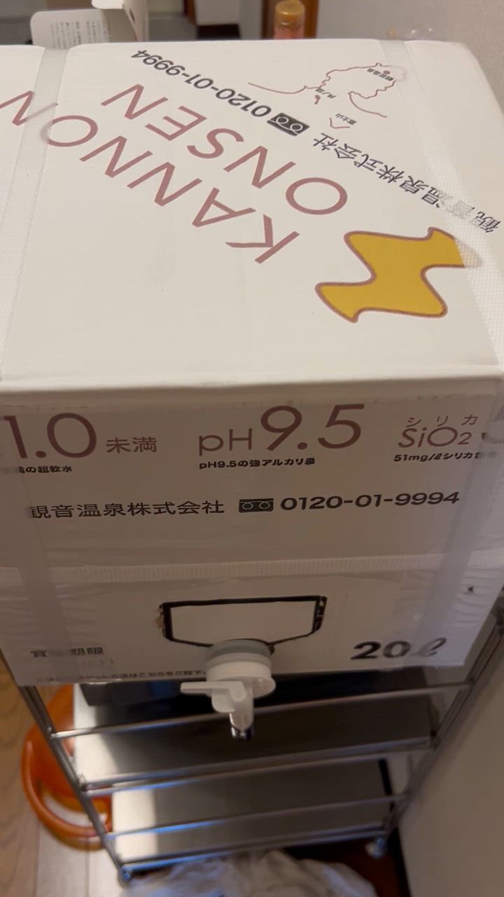 Amazon | 飲む温泉 観音温泉 12Lバックインボックス | 観音温泉