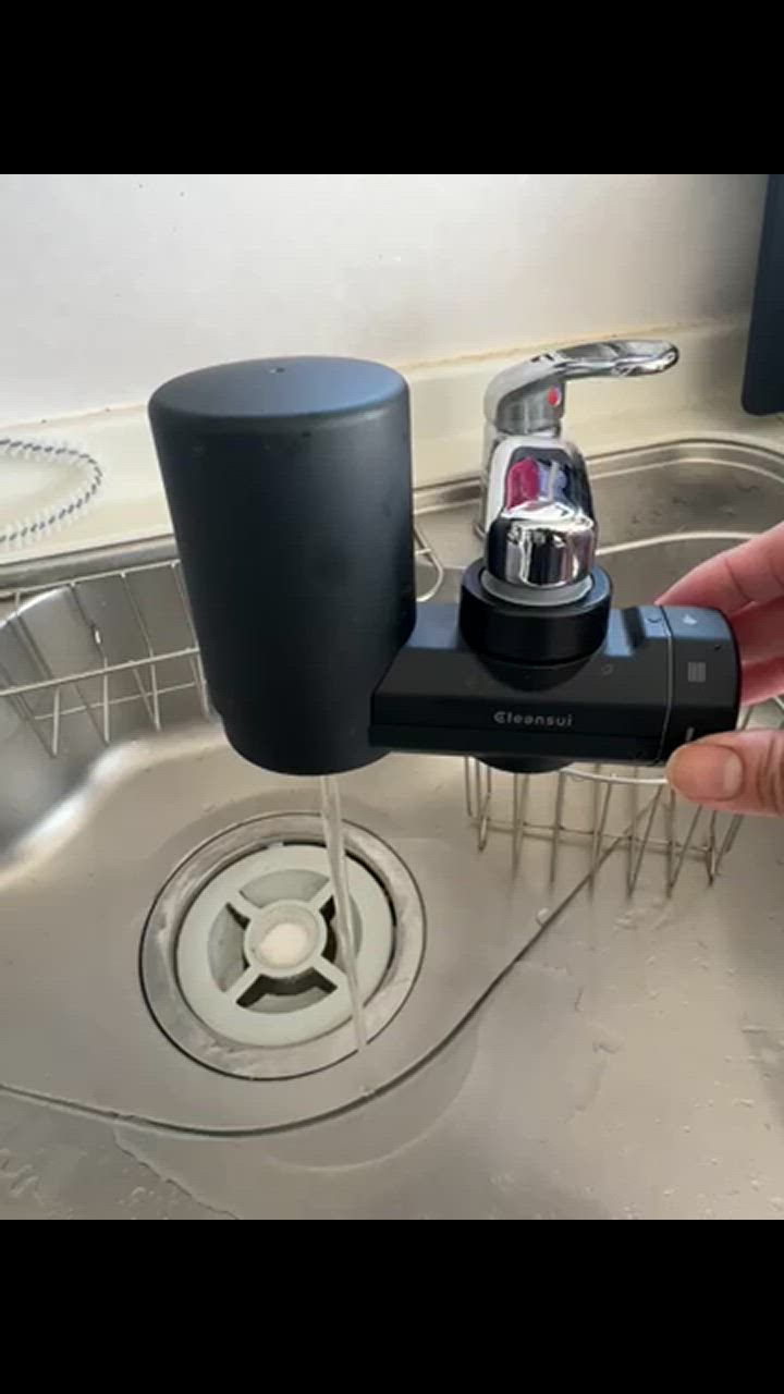 クリンスイ 浄水器 蛇口直結型 MD1-BK 黒 ブラック コンパクト クリンスイ 浄水器 蛇口直結型 MD1-BK 黒 ブラック コンパクト