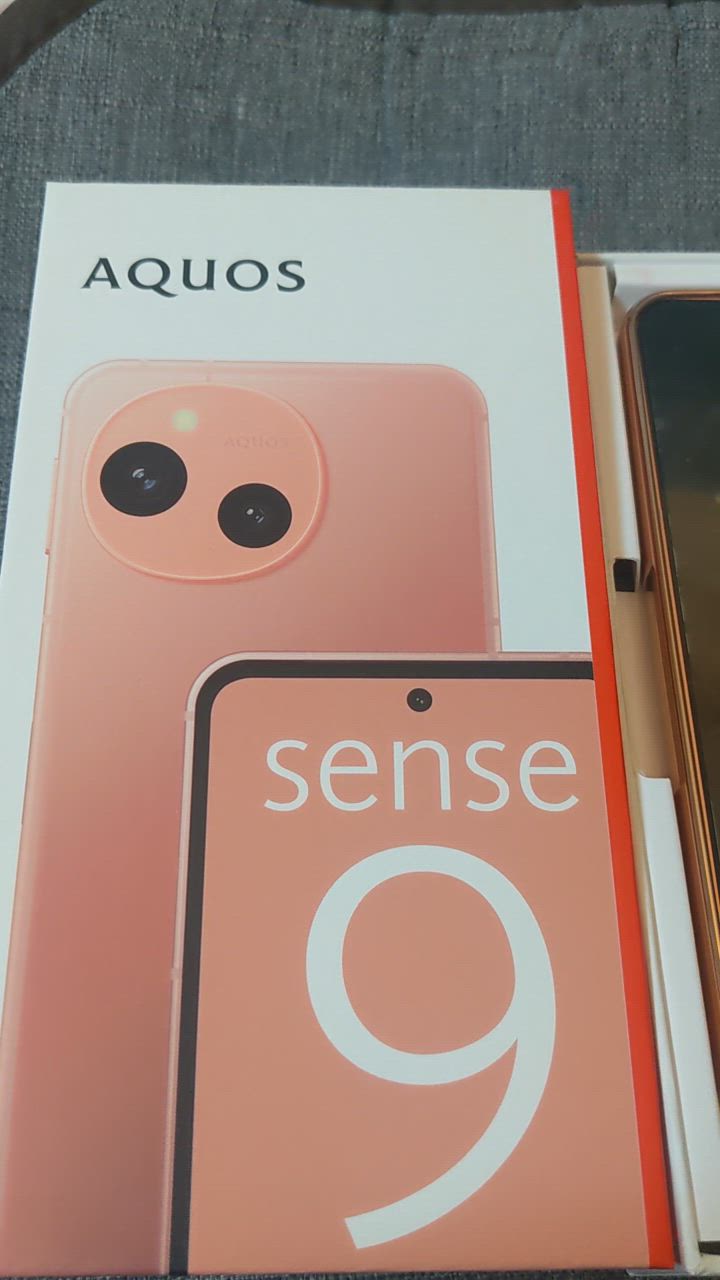 AQUOS sense 9 ピンク 本体 8G 256G simフリー AQUOS sense 【9月1日 8:59 までの特別価格】SHARP シャープ