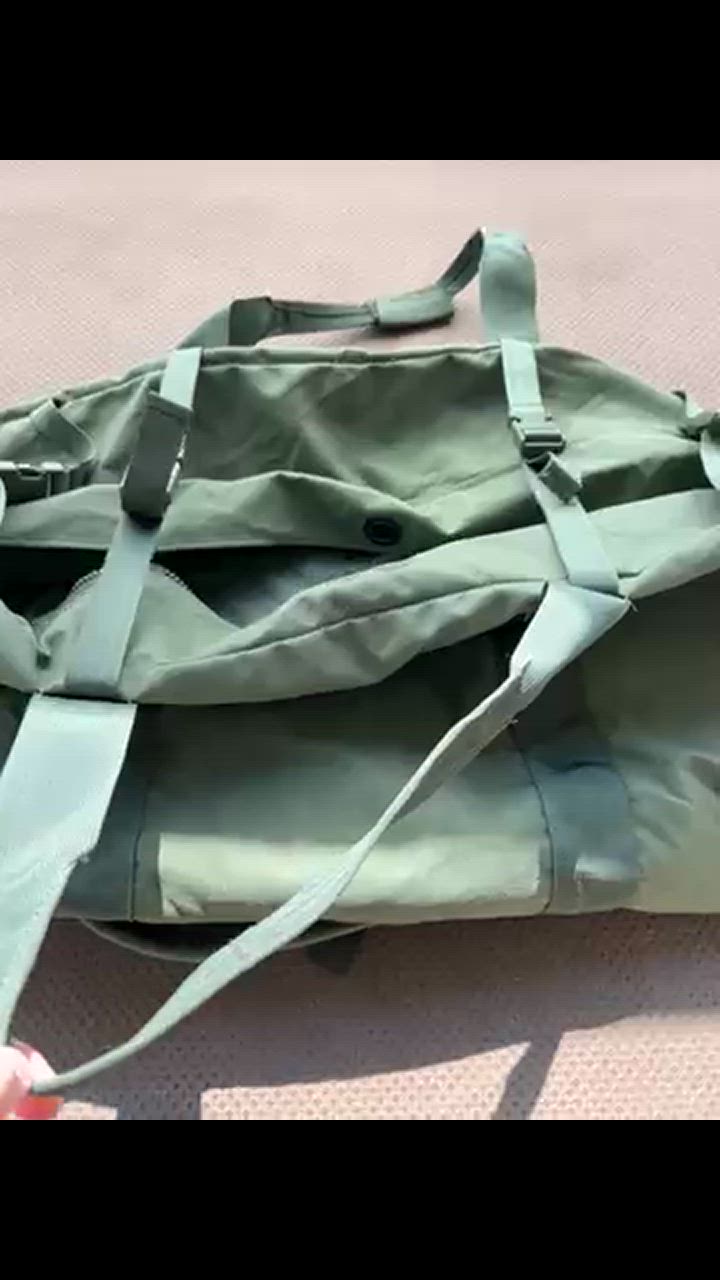 実物 USED 米軍 トランスポート ダッフルバッグ ミリタリー