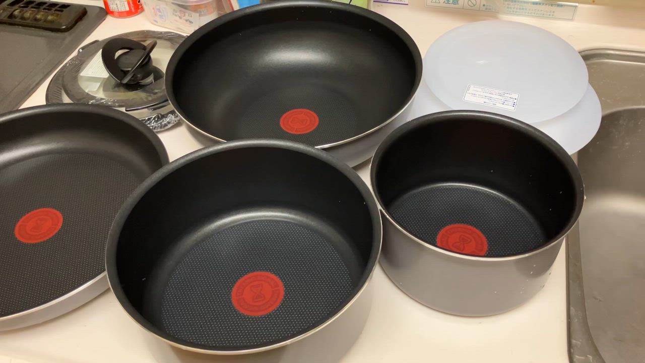 T-fal ティファール フライパン セット9 フレーズグレー T-fal ティファール フライパン セット9 フレーズグレー