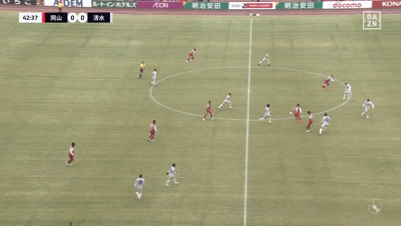 絶体絶命のピンチに立ちはだかった守護神！清水・沖悠哉がビッグセーブ【第4節】岡山 vs 清水