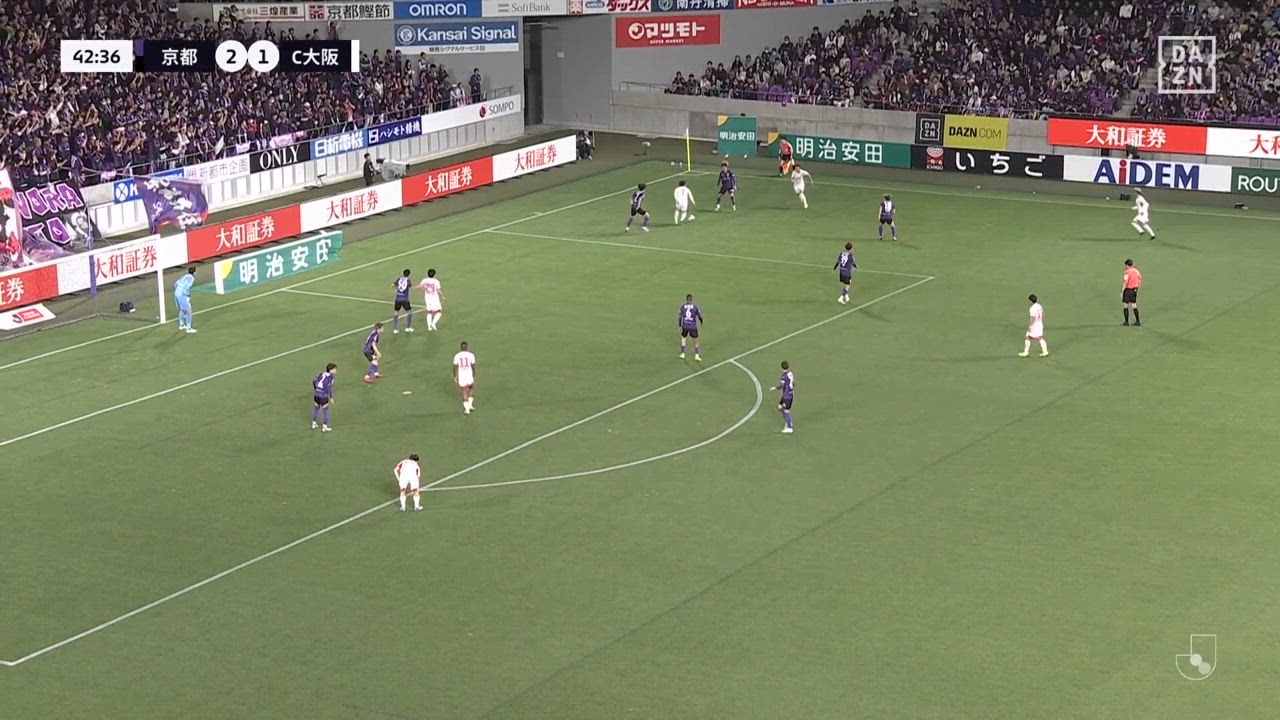 プロ初スタメン起用に応えた！C大阪・古山兼悟が嬉しいプロ初ゴール！【第14節】京都 vs C大阪