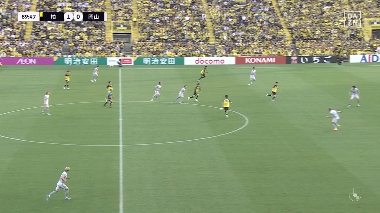 バク宙が炸裂！柏・ジエゴが決定的な2点目を奪う！【第16節】柏 vs 岡山
