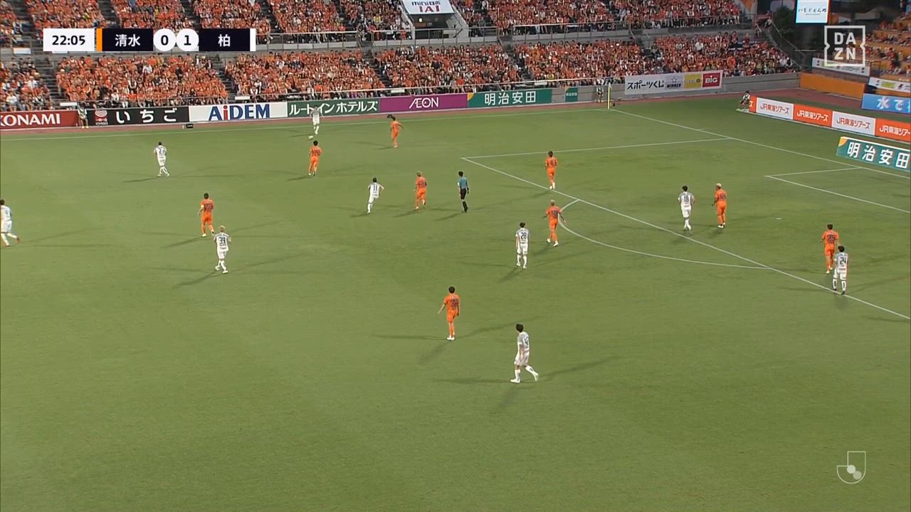 フェアプレーフラッグ 柏レイソル 清水エスパルス Jリーグ　2015 フェアプレーフラッグ 柏レイソル 清水エスパルス Jリーグ 2015