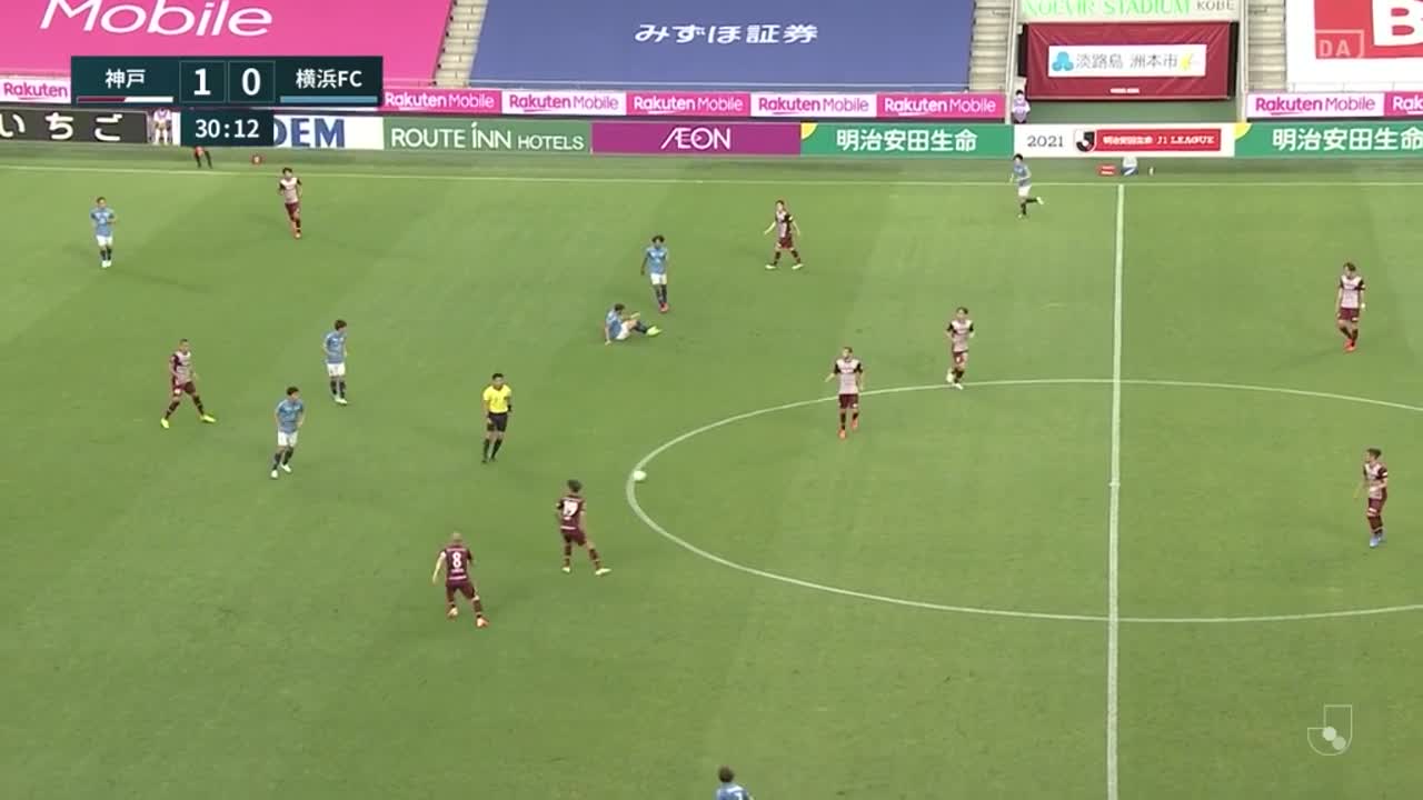 Jリーグ J1 第19節 ヴィッセル神戸 Vs 横浜fc 試合経過 スポーツナビ