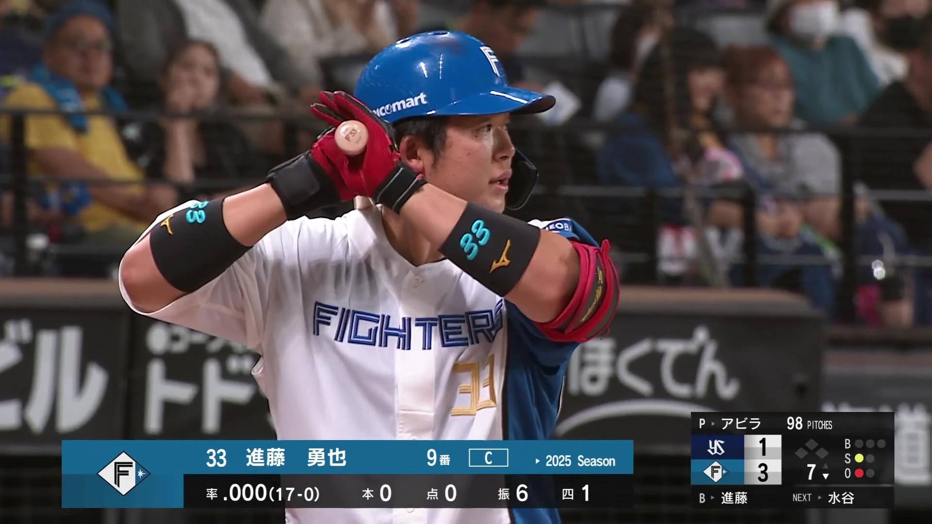 進藤 勇也 日本ハムファイターズ 進藤勇也（北海道日本ハムファイターズ） | 野球選手データ