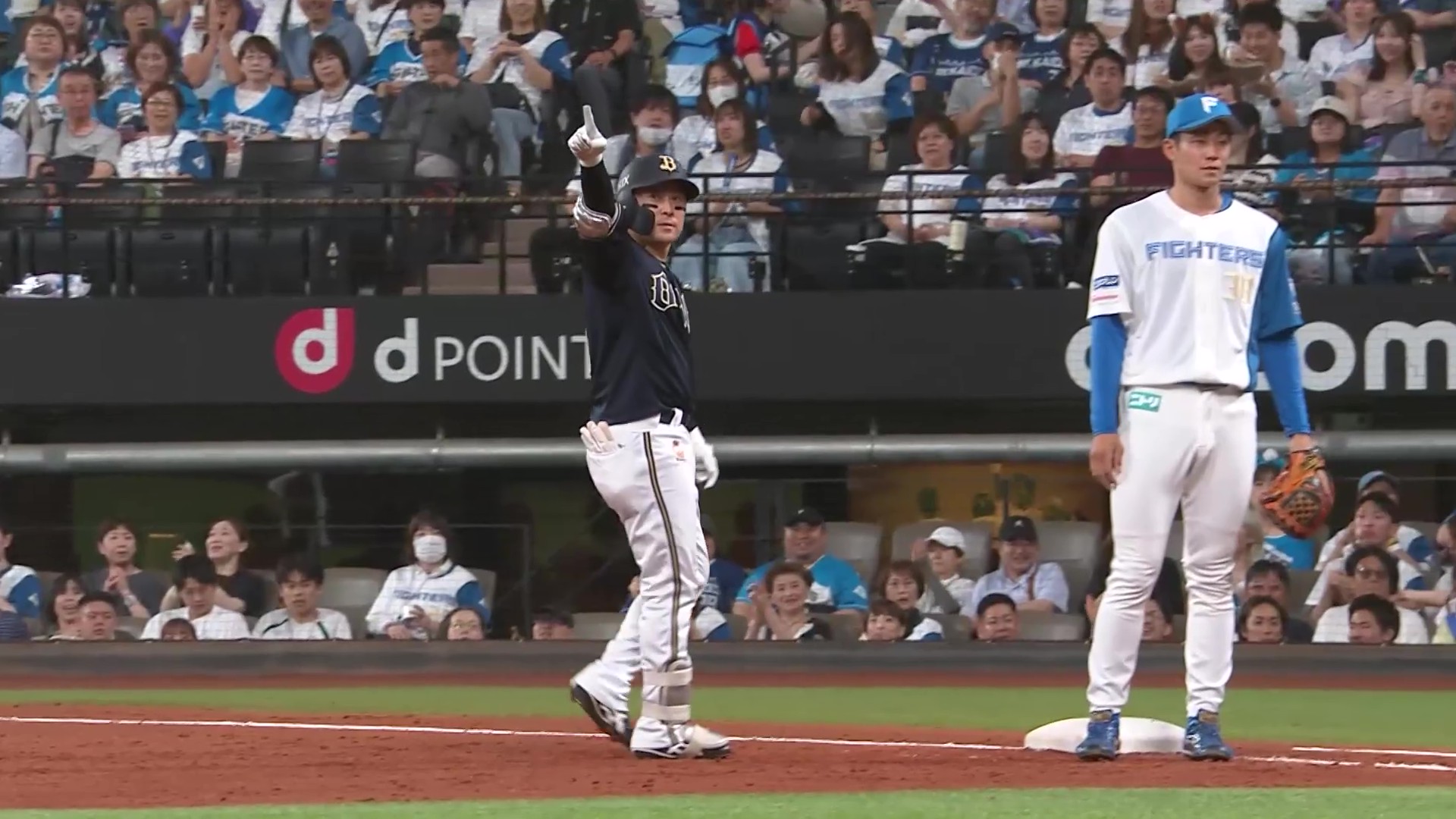 【3回表】本日2本目のタイムリー!! バファローズ・西野真弘 センターへのタイムリーを放つ!! 2025年7月11日 北海道日本ハムファイターズ 対 オリックス・バファローズ