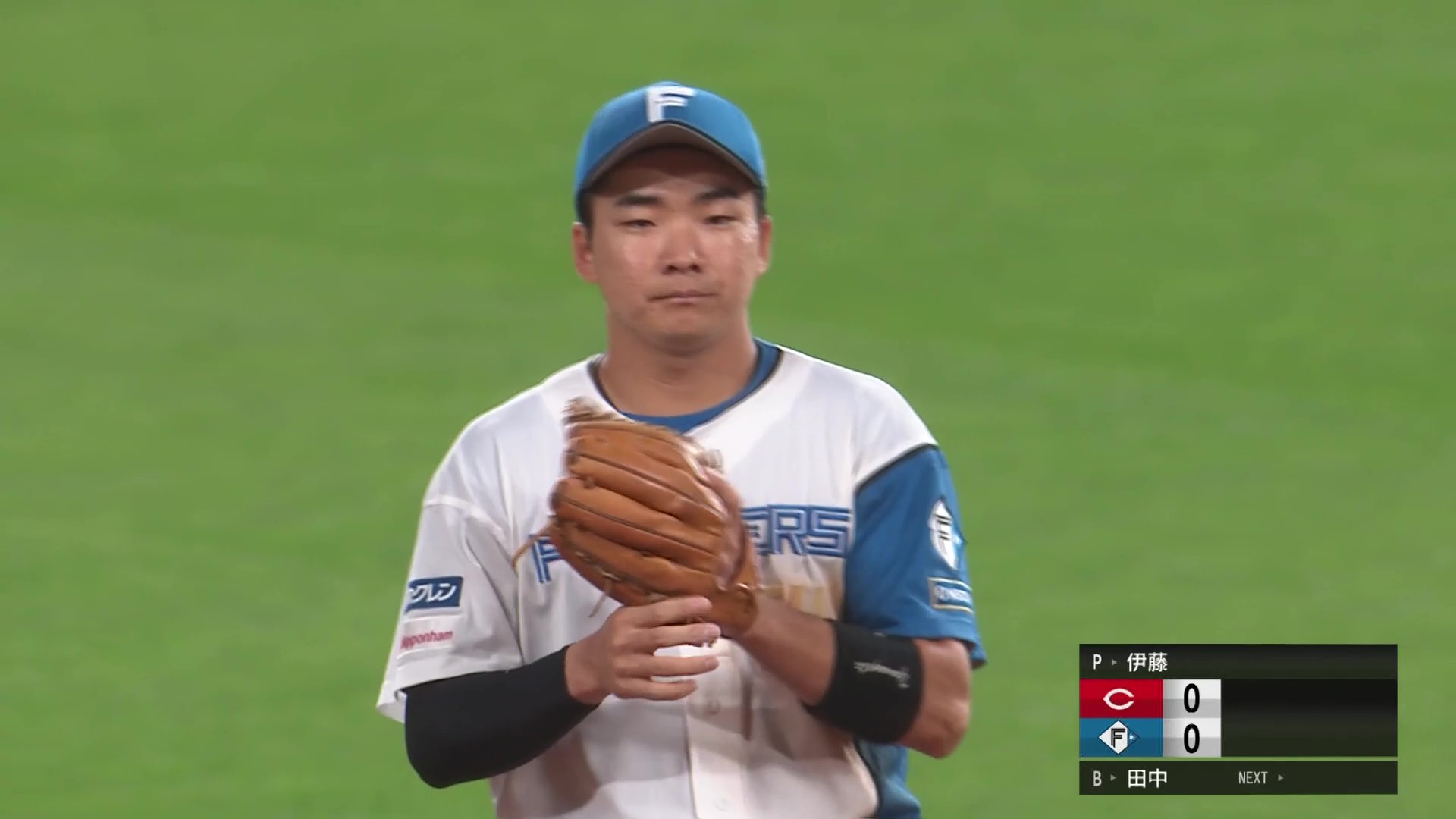 【1回表】初球から飛び出す好プレー!! ファイターズ・山縣秀 サード後方に飛び込みナイスキャッチ!! 2025年6月13日 北海道日本ハムファイターズ 対 広島東洋カープ