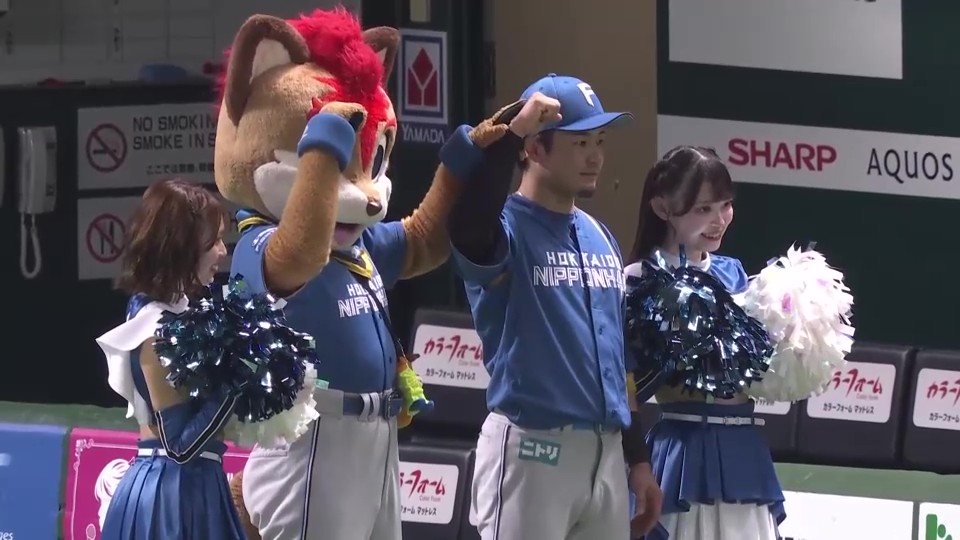 ファイターズ・水野達稀選手ヒーローインタビュー 4月29日 福岡ソフトバンクホークス 対 北海道日本ハムファイターズ