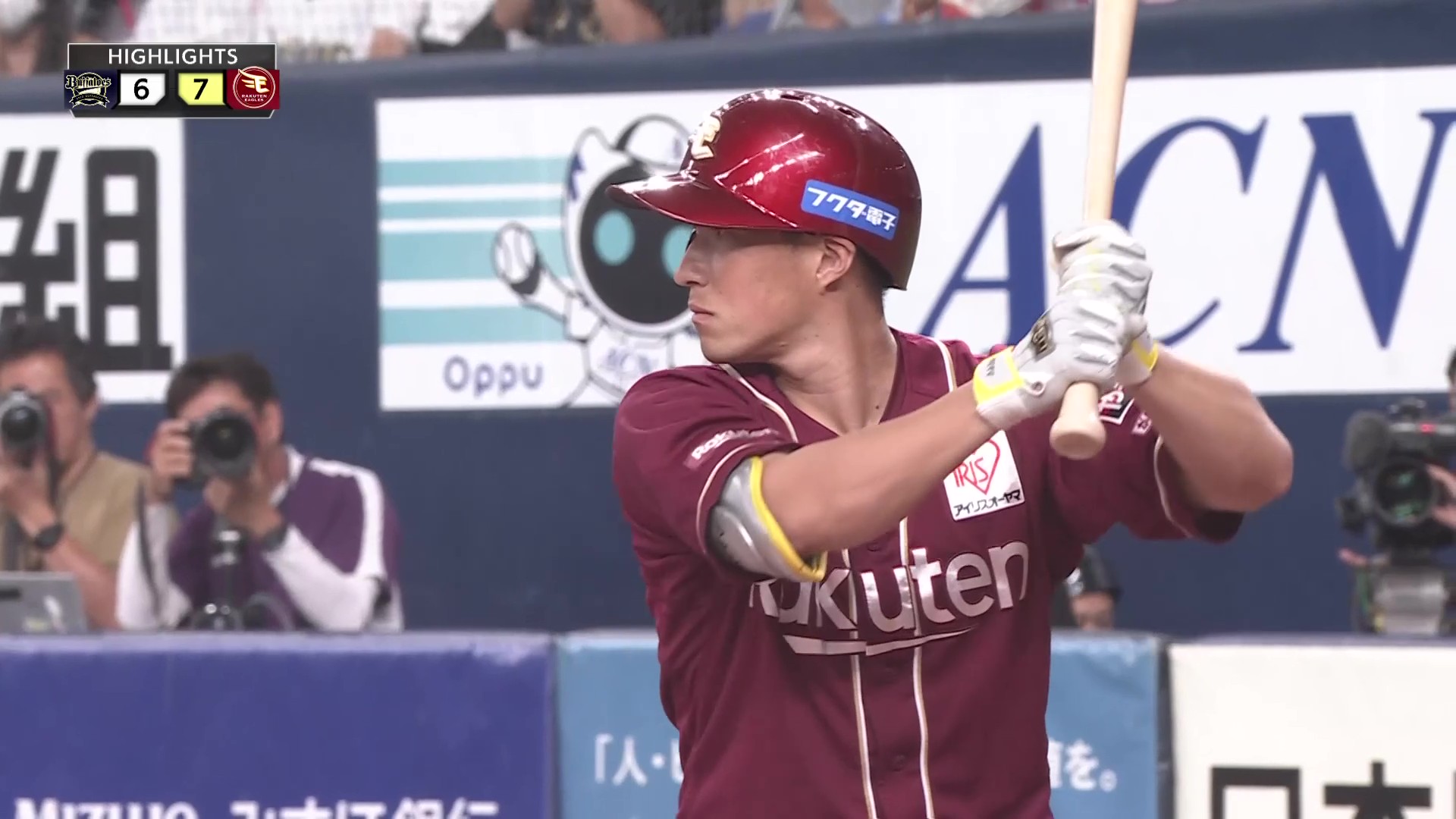 7月15日 オリックス・バファローズ 対 東北楽天ゴールデンイーグルス ハイライト