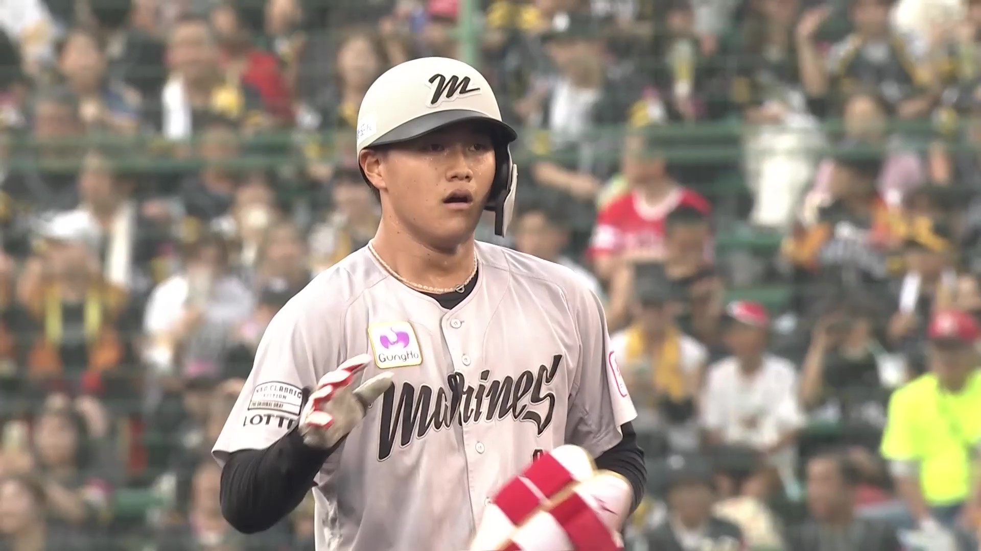 【2回表】粘り勝ち!! マリーンズ・西川史礁 フルカウントからセンターへのタイムリー2ベース!! 2025年7月17日 福岡ソフトバンクホークス 対 千葉ロッテマリーンズ