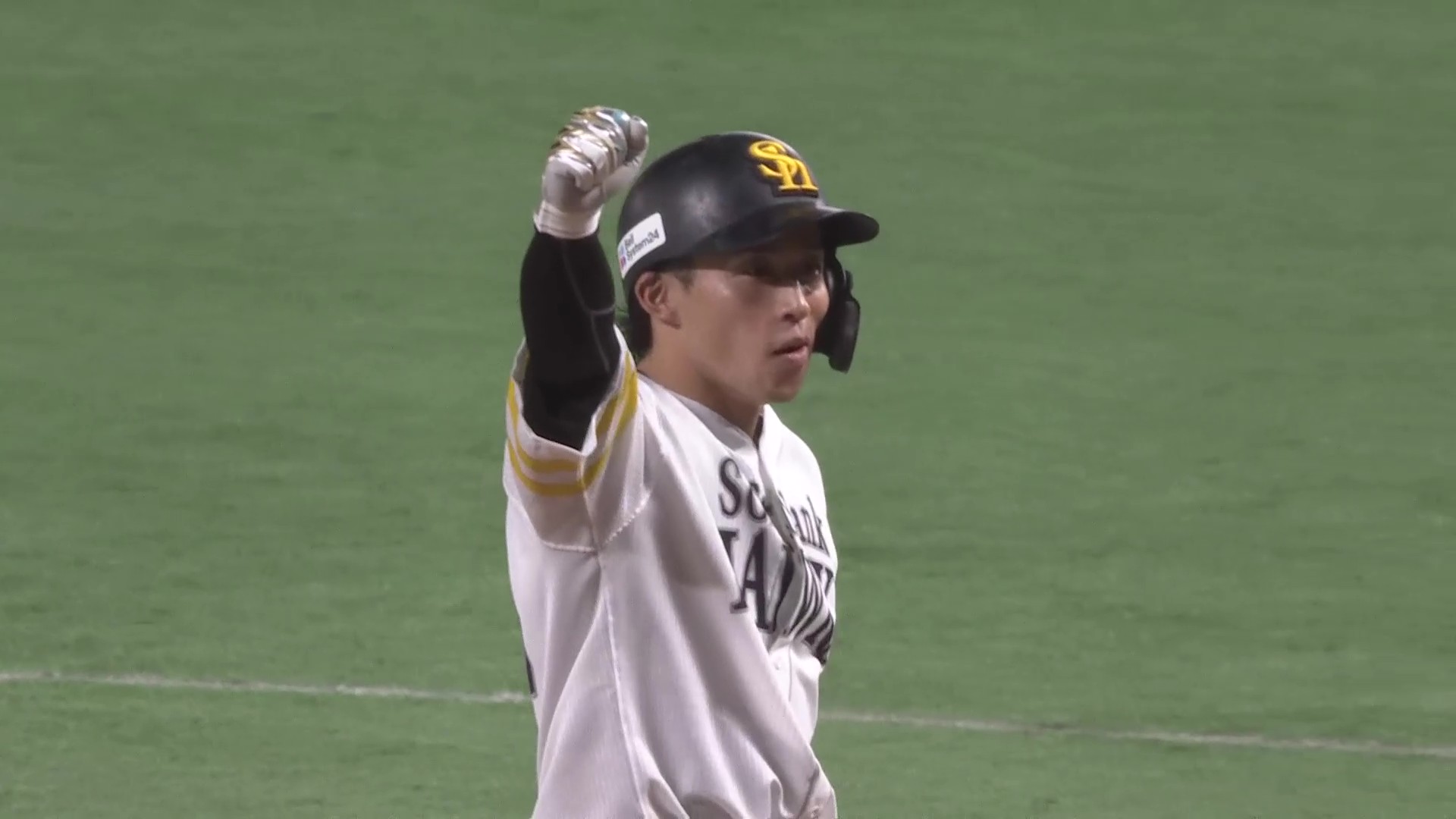【5回裏】同点に追いつく!! ホークス・野村勇 三遊間を抜けるタイムリーヒットを放つ!! 2025年8月15日 福岡ソフトバンクホークス 対 千葉ロッテマリーンズ