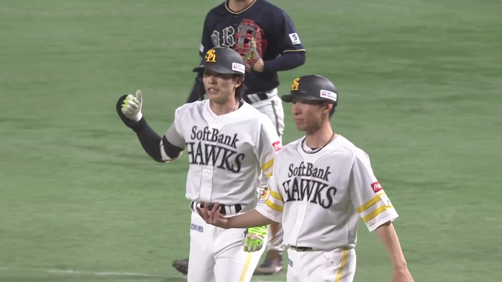 【1回裏】ホークス・周東佑京 本多雄一コーチの持つ球団記録に並ぶ開幕から19試合連続安打達成!! 2025年4月23日 福岡ソフトバンクホークス 対 オリックス・バファローズ