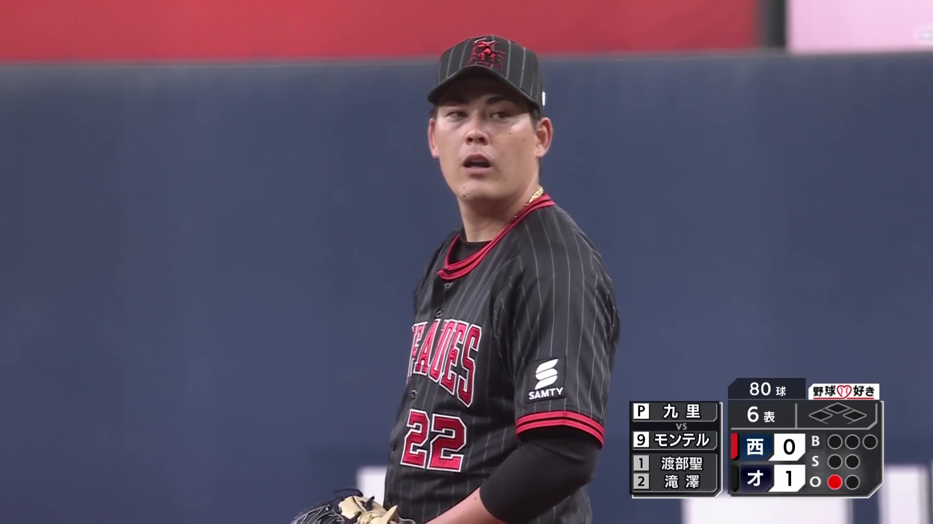 【6回表】約1か月ぶりの勝利!! バファローズ・九里亜蓮 6回2/3を無失点に抑える!! 2025年8月15日 オリックス・バファローズ 対 埼玉西武ライオンズ