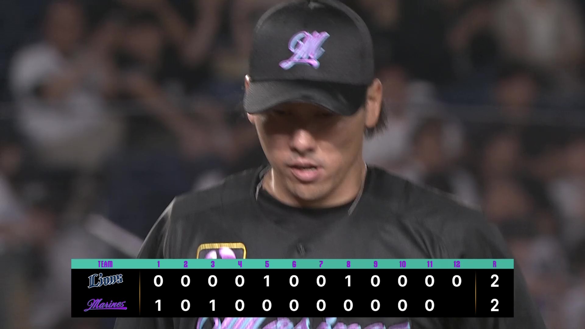 【12回表】痺れるピッチング!! マリーンズ・高野脩汰 最後は連続三振でピンチを切り抜ける!! 2025年7月11日 千葉ロッテマリーンズ 対 埼玉西武ライオンズ