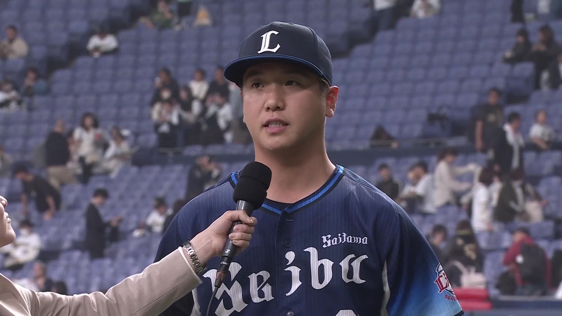 ライオンズ・平沼翔太選手ヒーローインタビュー 4月17日 オリックス・バファローズ 対 埼玉西武ライオンズ