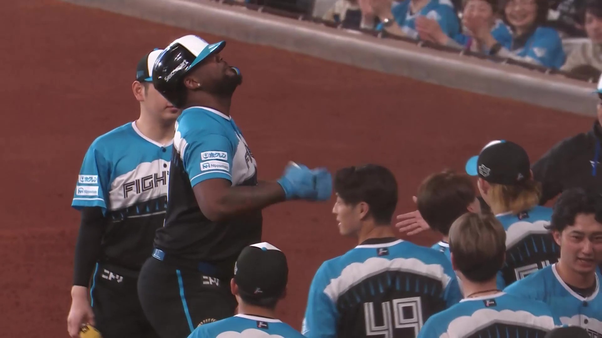 【7回裏】復活の一打!! ファイターズ・レイエス 勝ち越しとなる今季第3号ソロHRを放つ!! 2025年4月26日 北海道日本ハムファイターズ 対 千葉ロッテマリーンズ