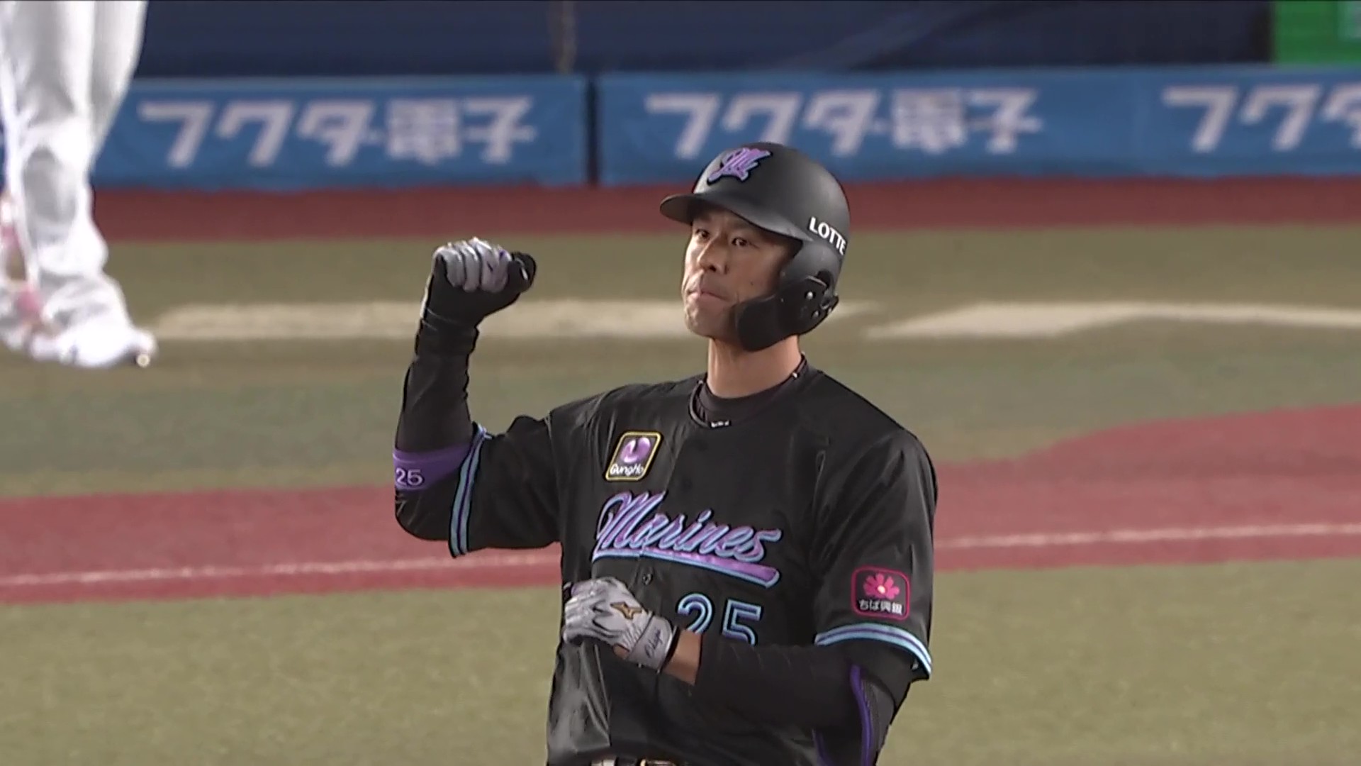 【3回裏】完璧に捉えた!! マリーンズ・岡大海 左中間を破るタイムリー2ベースを放つ!! 2025年7月11日 千葉ロッテマリーンズ 対 埼玉西武ライオンズ