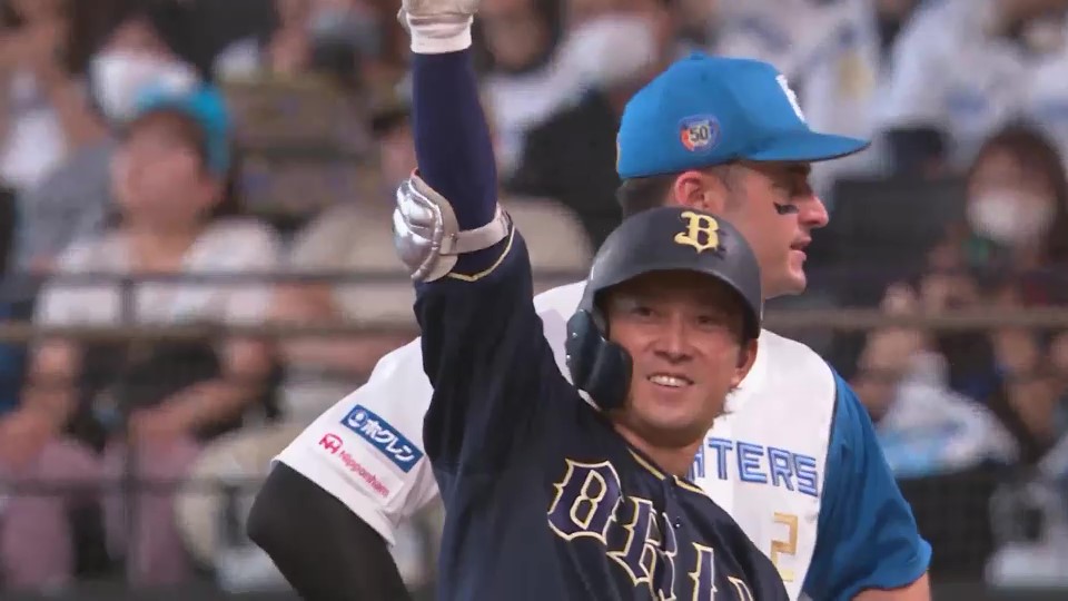 【10回表】延長戦で価値ある一打!! バファローズ・西野真弘の勝ち越しタイムリーヒット!! 2024年9月8日 北海道日本ハムファイターズ 対 オリックス・バファローズ