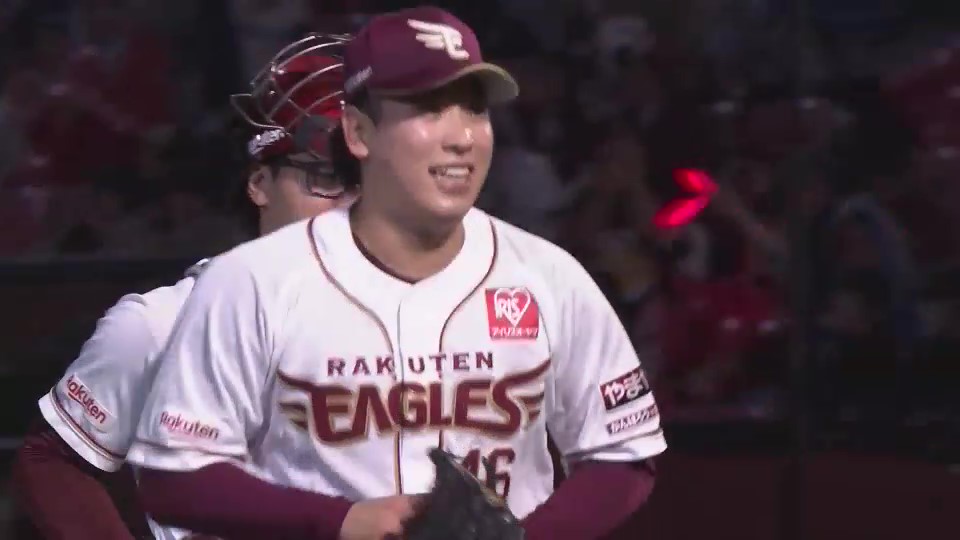 【9回表】プロ初セーブ!! イーグルス・藤平尚真 9回を3者凡退で抑え試合を締める!! 2024年10月8日 東北楽天ゴールデンイーグルス 対 北海道日本ハムファイターズ