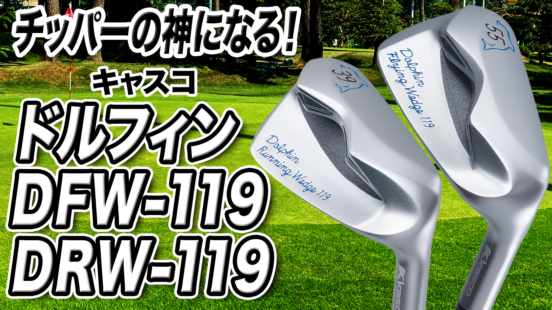 Kasco - キャスコ KASCO ドルフィンフライングウェッジ DFW-119 ドルフィン Flying ウェッジ DFW-119 Dolphinオリジナル