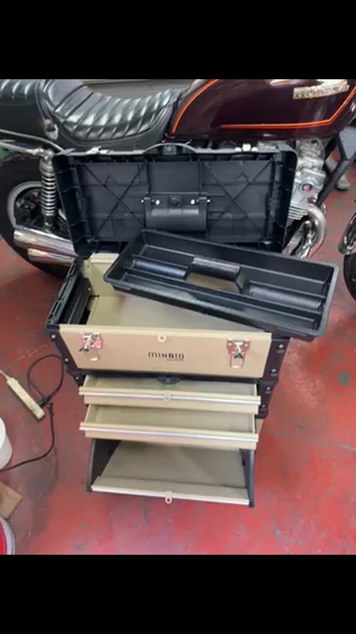 MINATOWORKS ミナト 4段移動型ツールチェスト TB-40DX (引き出し