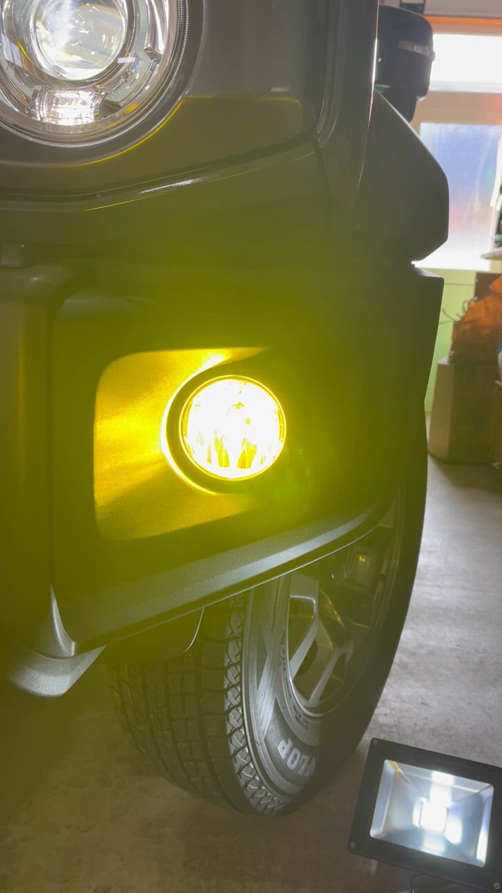 ジムニー LEDフォグランプ JB64 JB74 イエロー ledバルブ H16