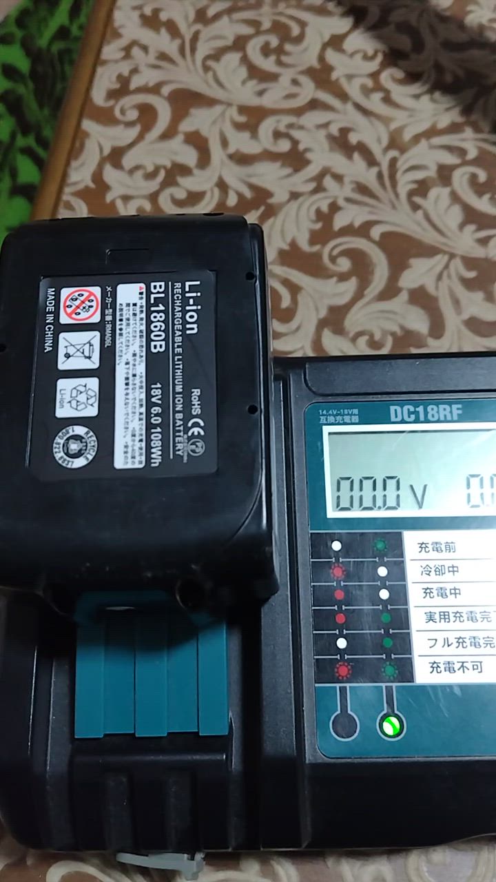 Longsafe マキタ makita 互換 18V バッテリー 充電器セット