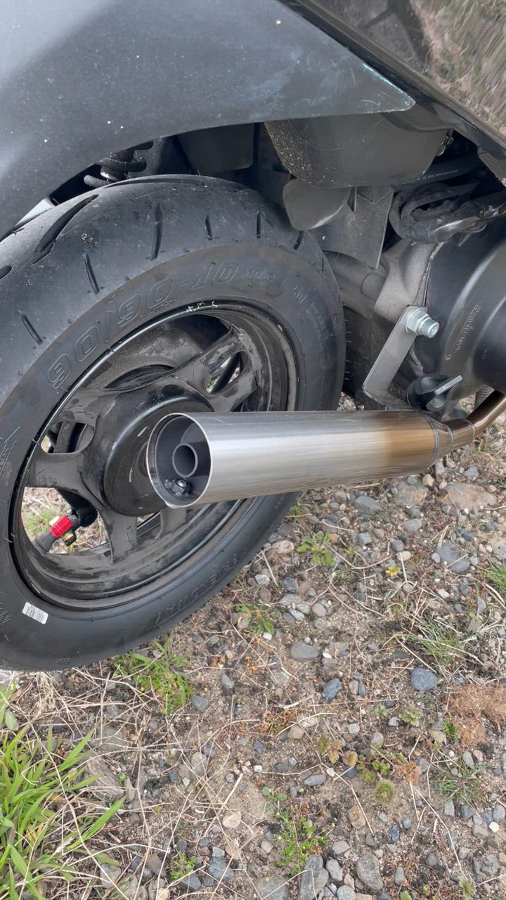ホンダ Dio用 50φマフラー ZELOS CLEAR ≪ゼロス≫ SECRETSPEED