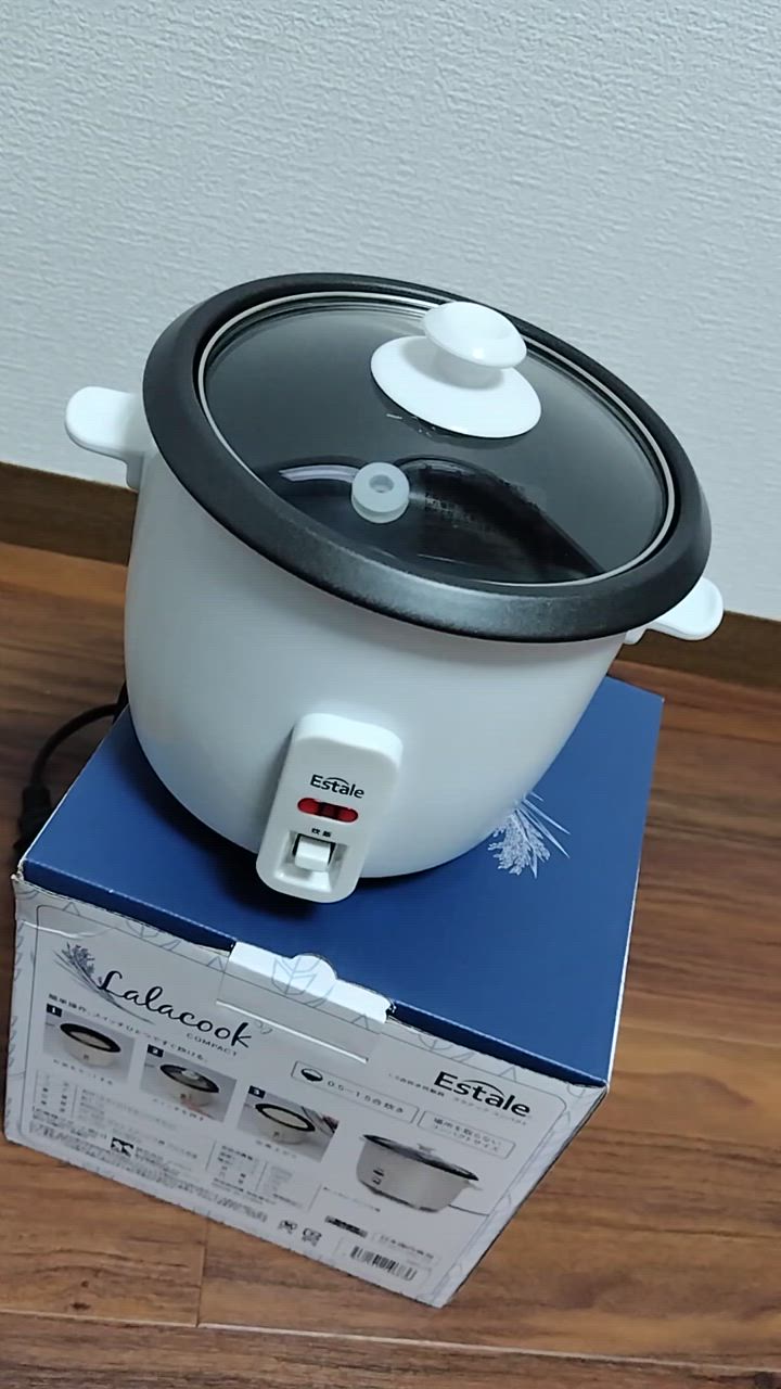 1.5合炊き炊飯器 ララクック コンパクト MEK-79 1.5合 少量炊き