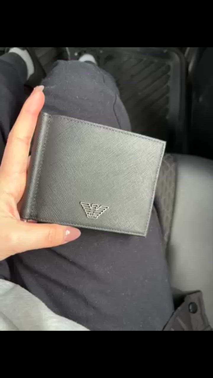 EMPORIO ARMANI エンポリオ アルマーニ マネークリップ式折り